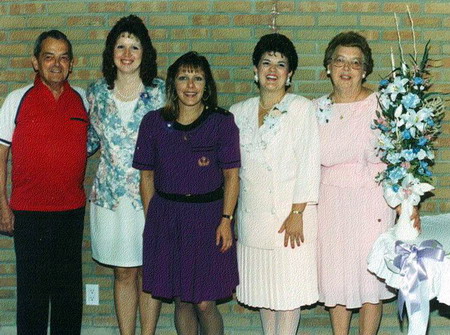 Ted, Linda, Denise, Rose Marie, Imelda